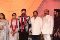 Bellamkonda Sai Sreenivas Kavya Reddy Wedding Reception Photos